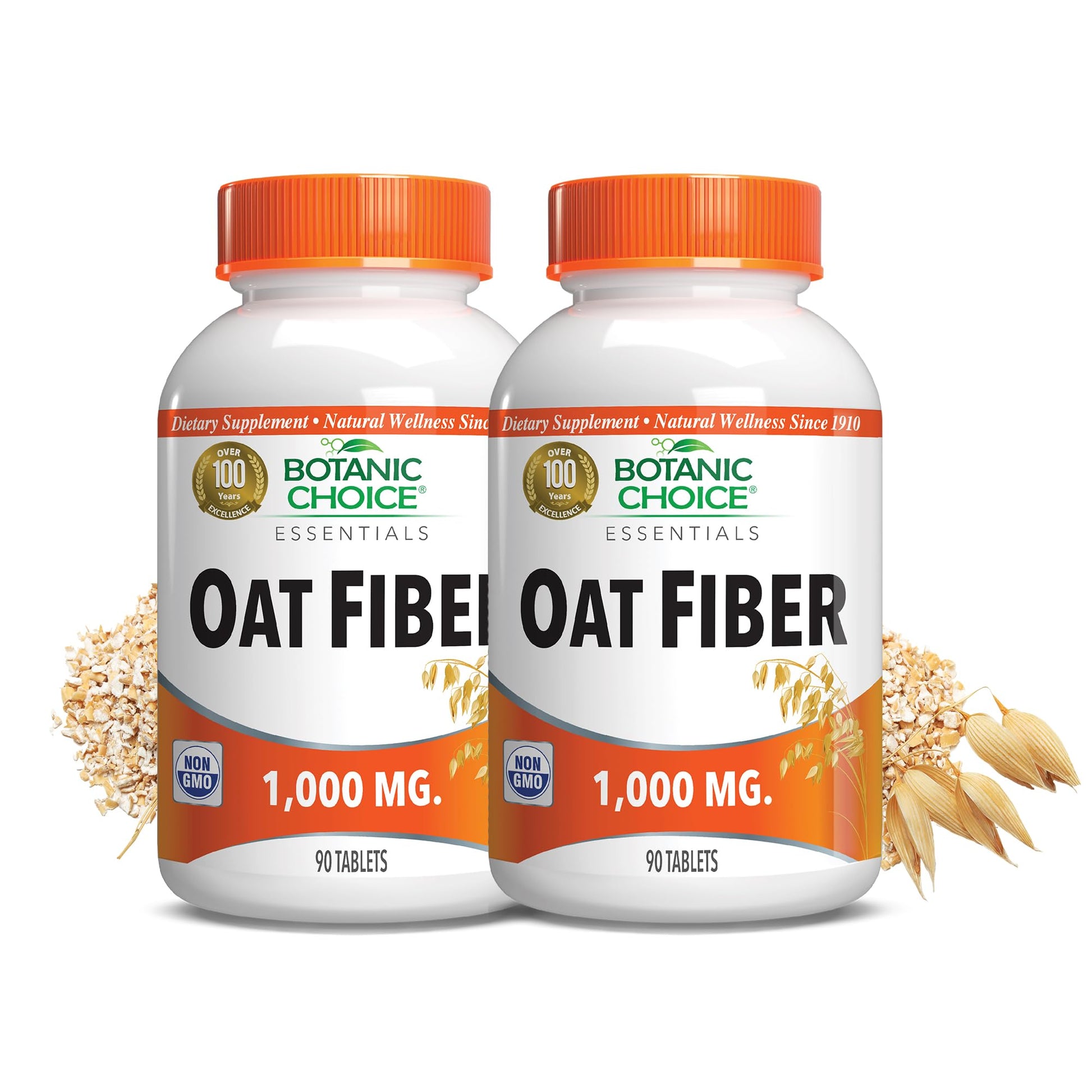 Botanic Choice Oat Fiber Dietary Supplement Tablet, 180 Tablets