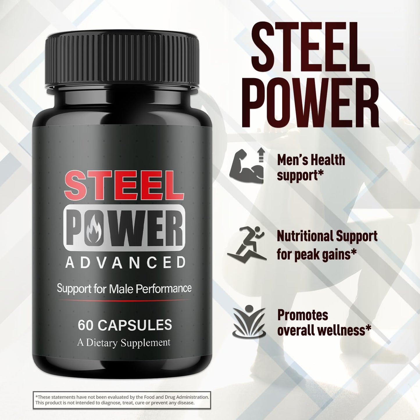 Flex University Steel Power for Men Capsule 300 Capsules