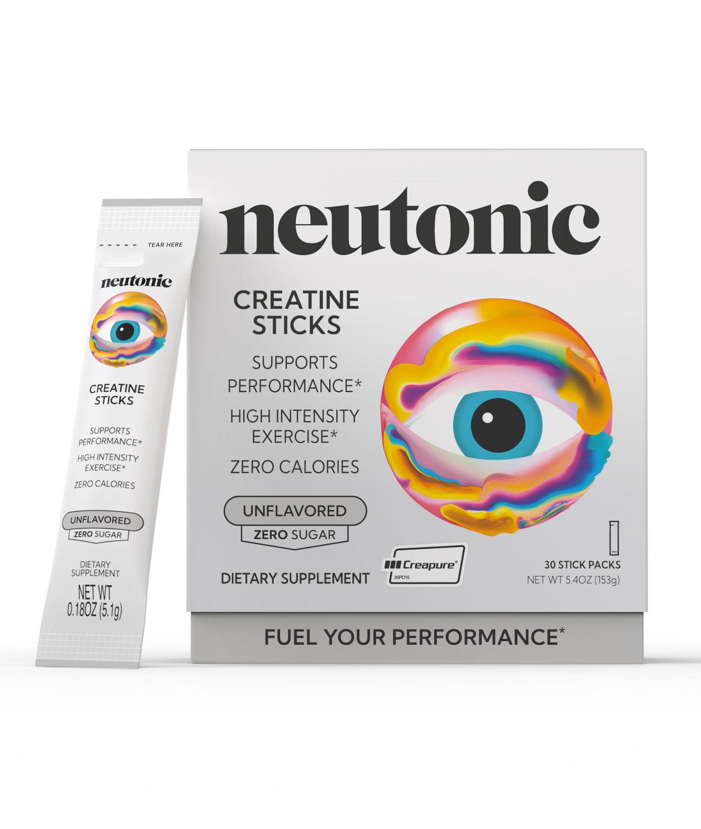 Neutonic Creatine Monohydrate Powder, 5.4 Ounce