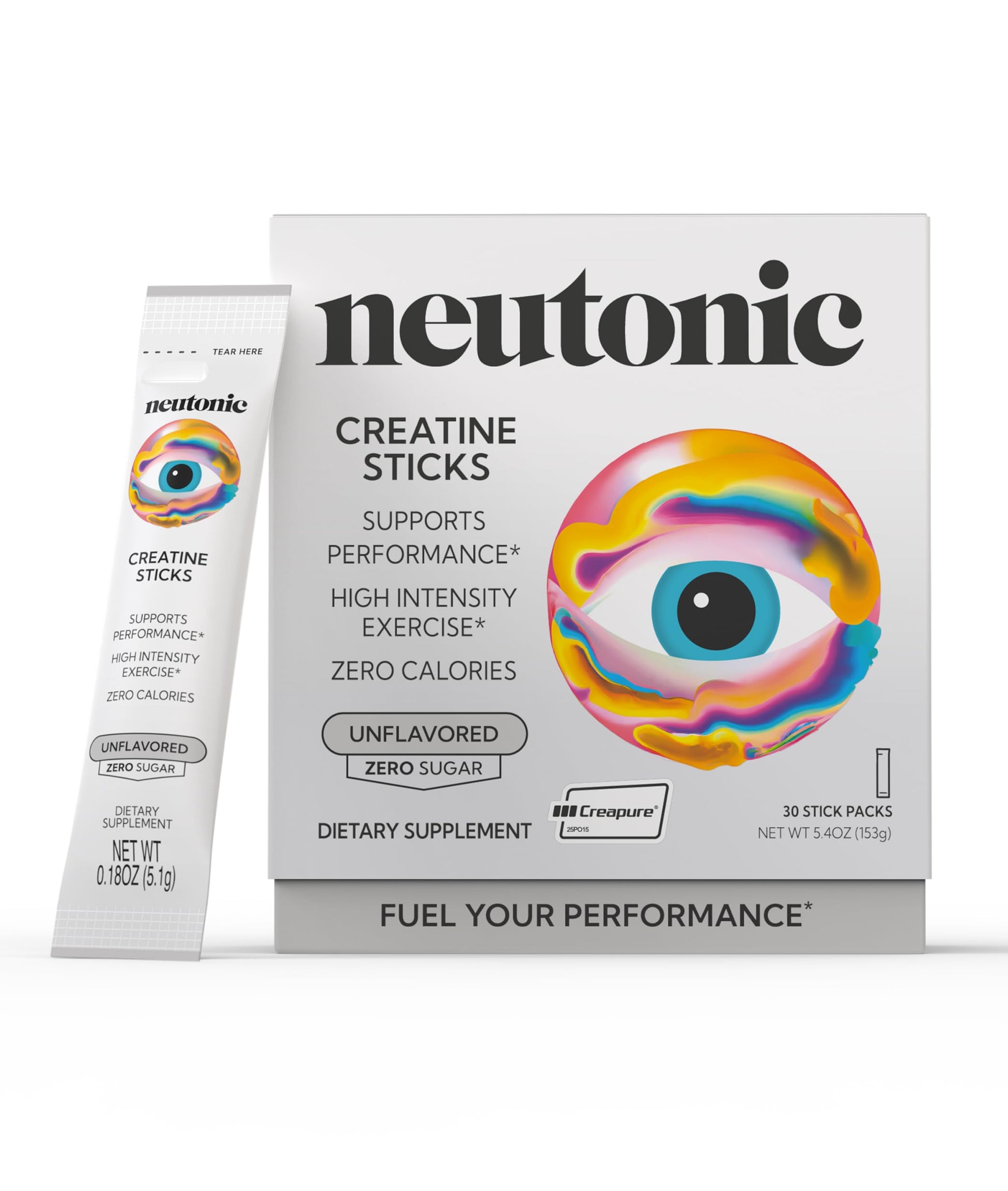 Neutonic Creatine Monohydrate Powder, 5.4 Ounce