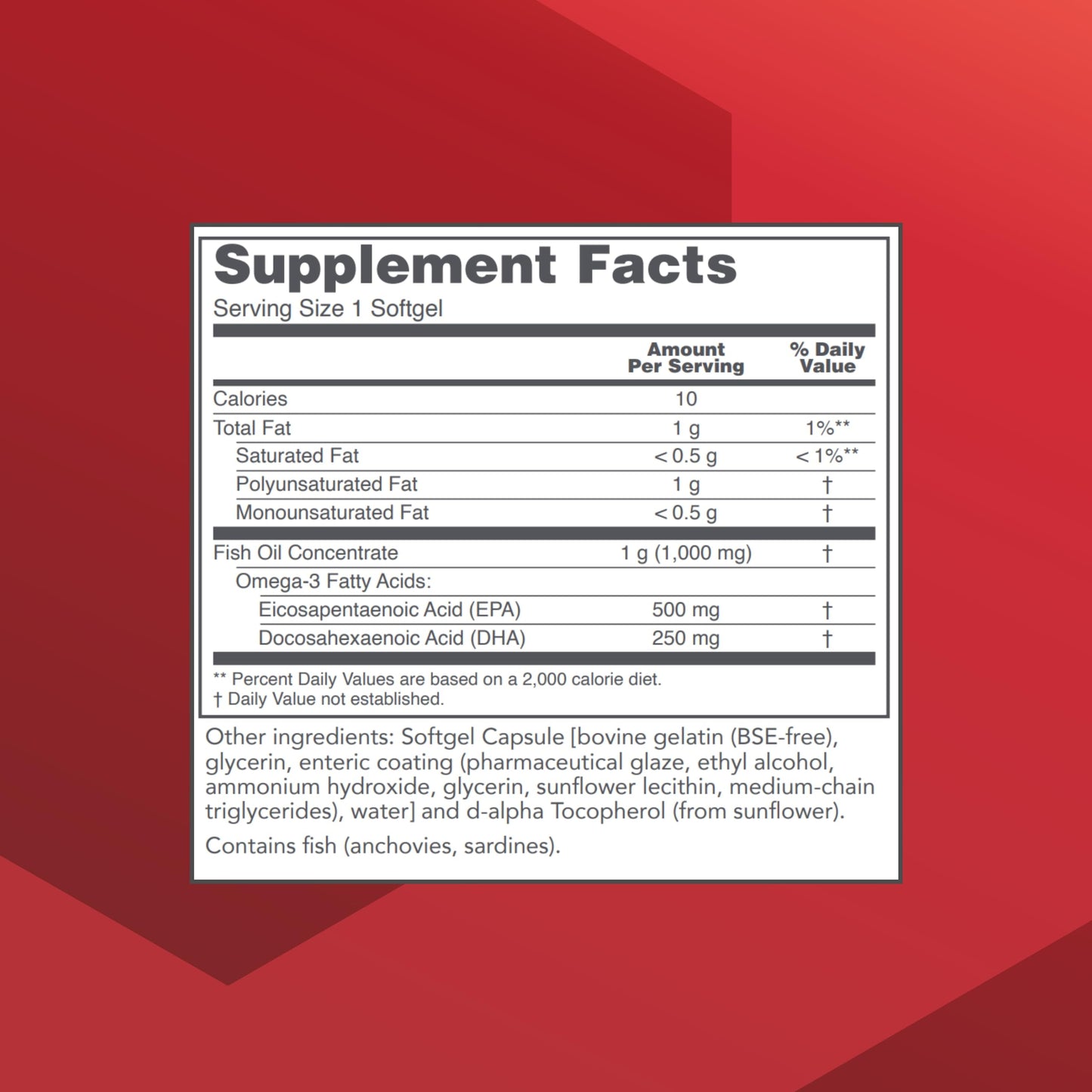 Protocol for Life Balance Ultra Omega-3-500mg EPA & 250mg DHA Softgels 90
