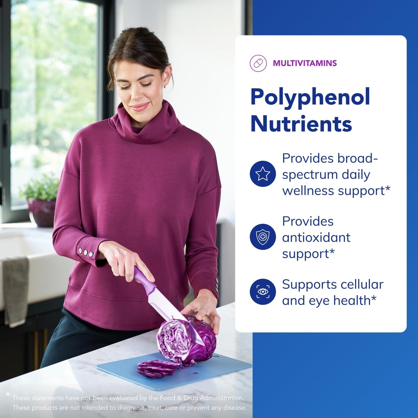 Pure Encapsulations Polyphenol Nutrients Hypoallergenic Nutrient Dense Multivitamin/Mineral Formula Capsule, 180 Count