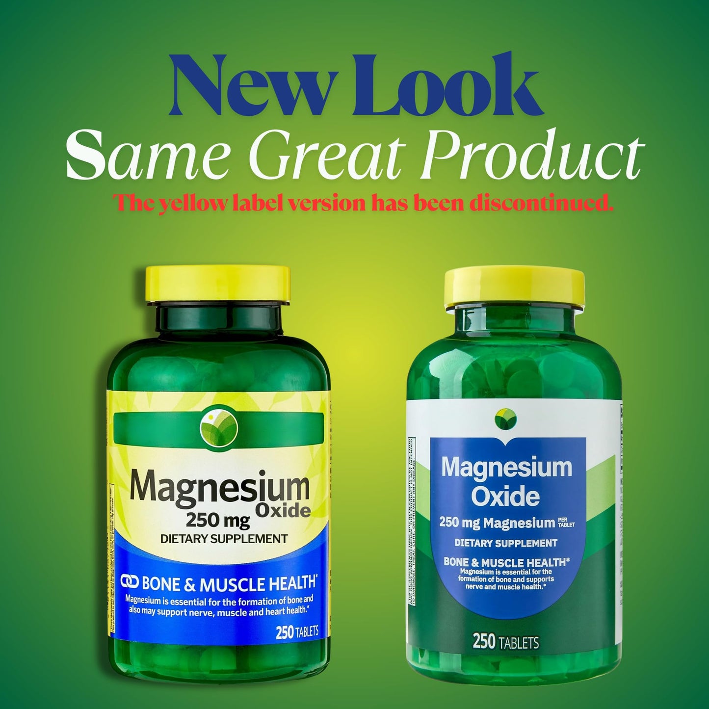 KP+ Magnesium Oxide 250 mg Tablets, 500 Tablets