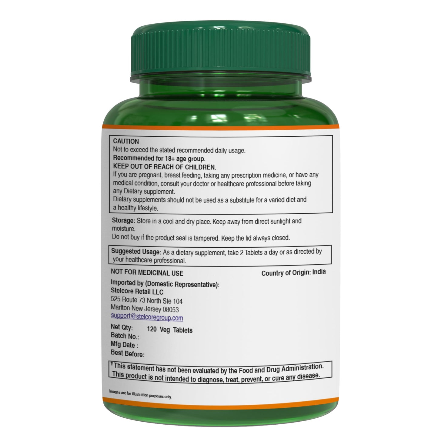 Pure Nutrition Natural Treasures Organic Triphala Tablet 120 Count