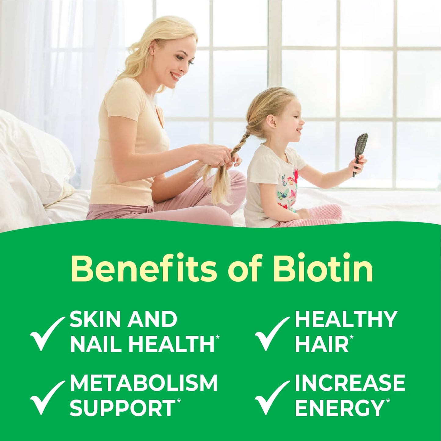 VitaWorks Kids Biotin 5000mcg Chewable Tablets 120 Tablets