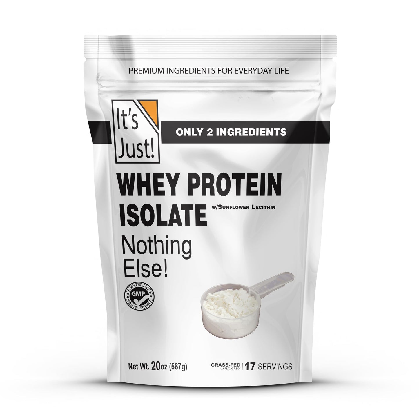 It's Just! Whey Protein Isolate Powder 20 Servings