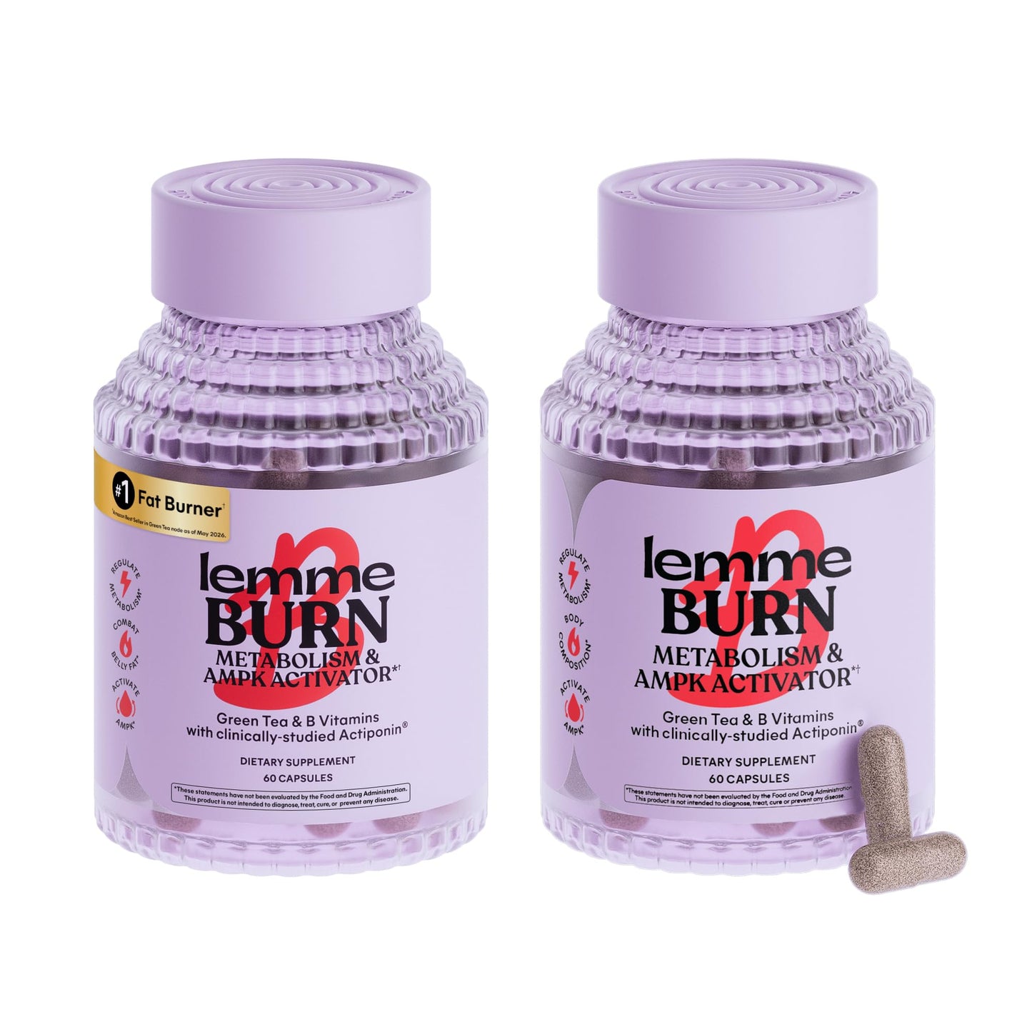 Lemme Burn Belly Fat for Metabolism Support, 120 Capsules