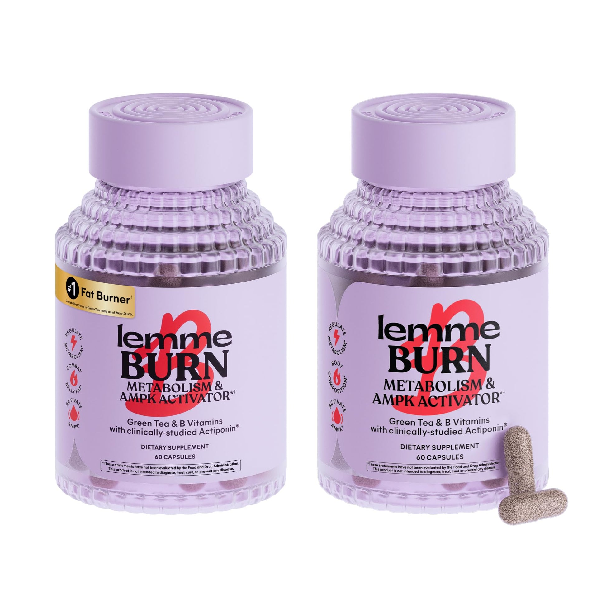 Lemme Burn Belly Fat for Metabolism Support, 120 Capsules