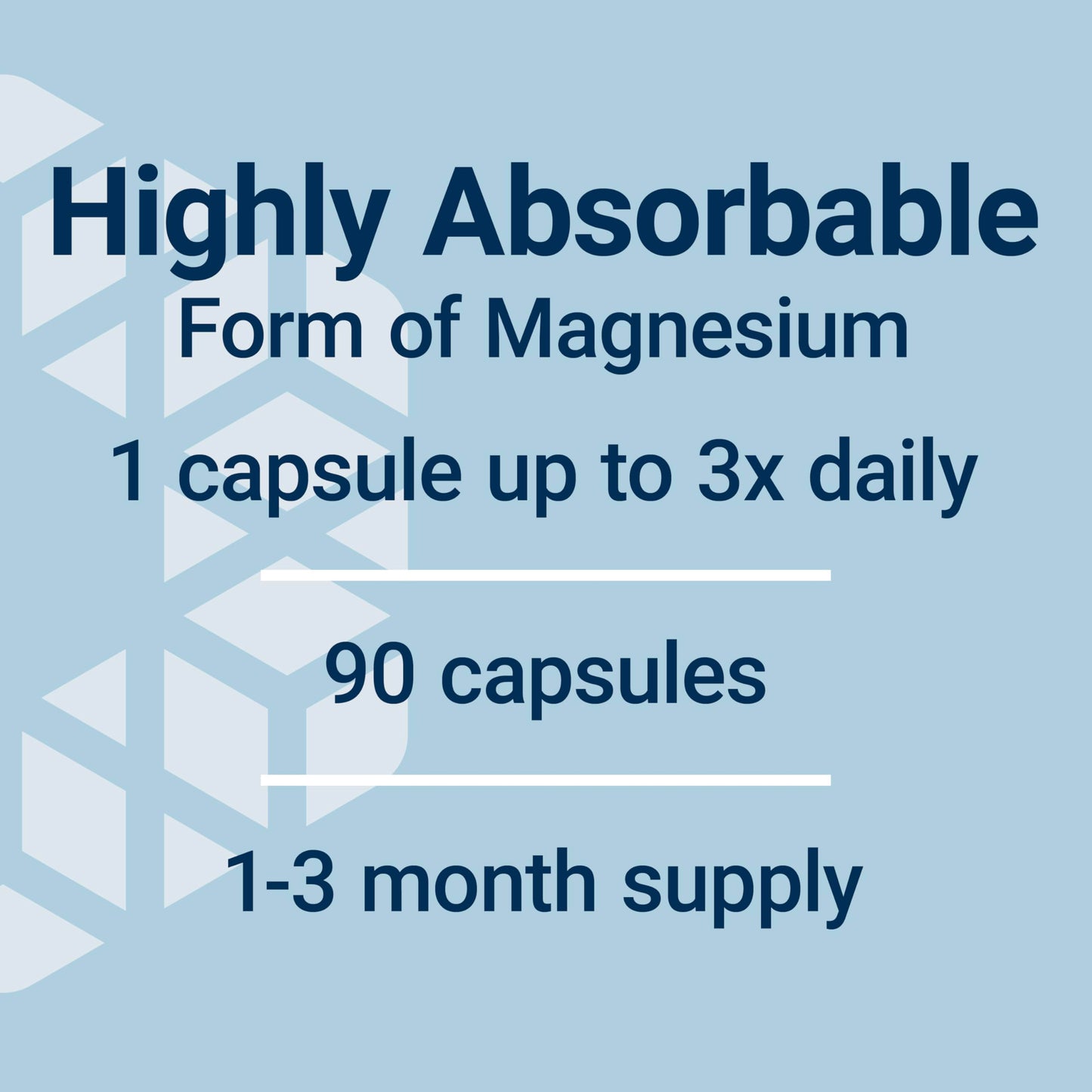Life Extension Magnesium Glycinate Capsule 90 Count