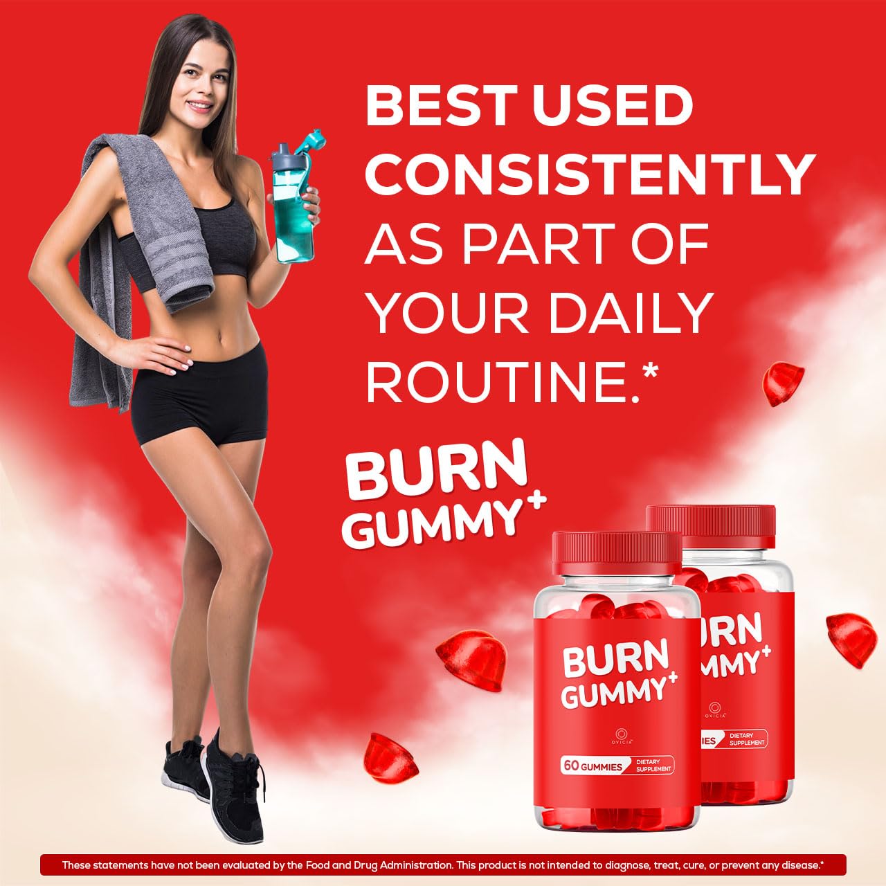 OVICIA BurnGummy Gummies 300 Gummies