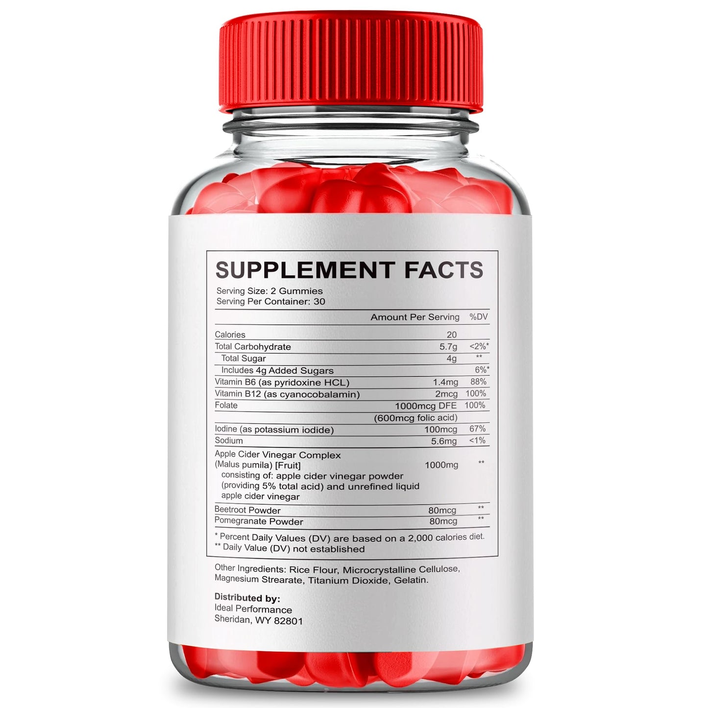 Ideal Performance Keto Luxe + Gummies Gummy 300