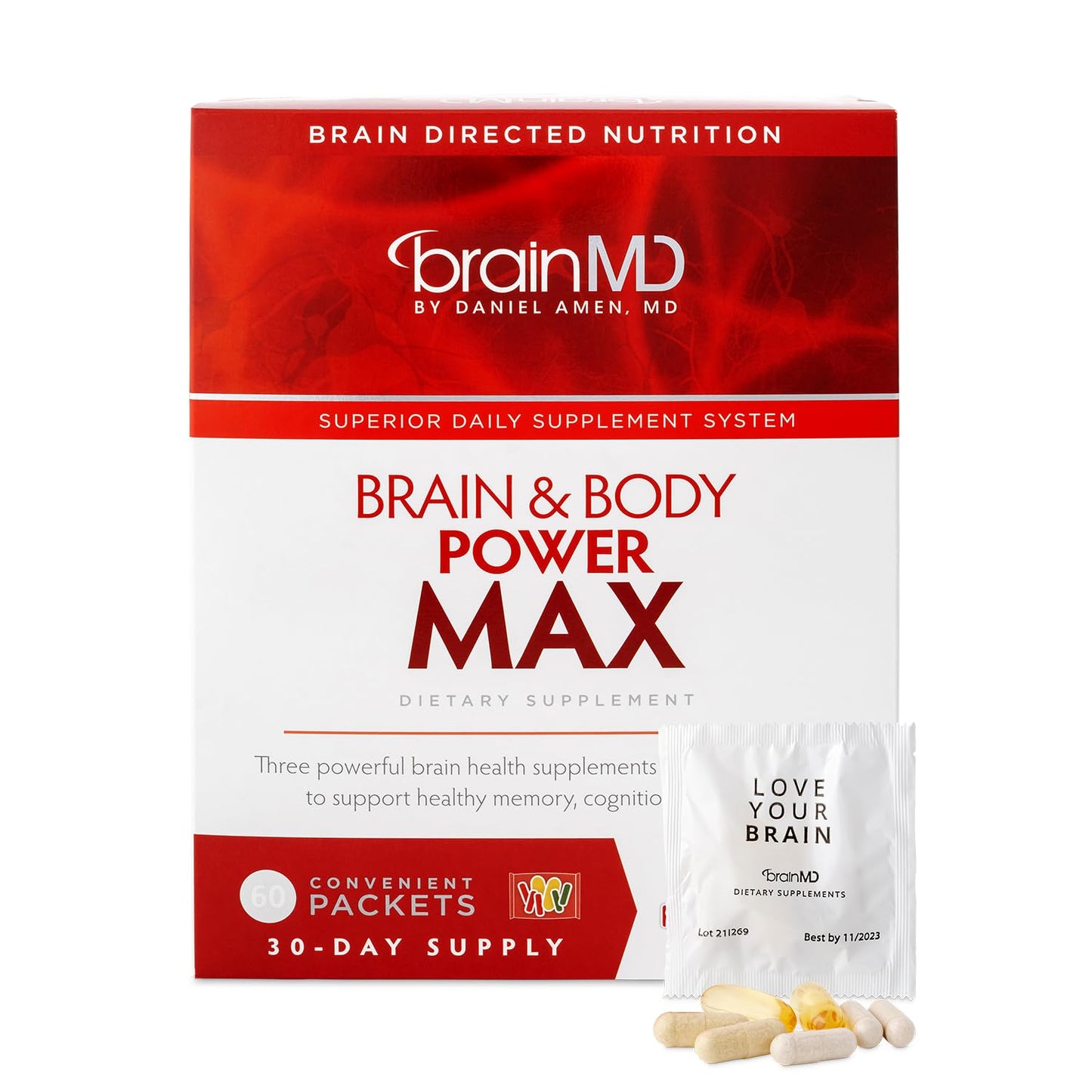 BRAINMD Brain & Body Power Max Capsules 420