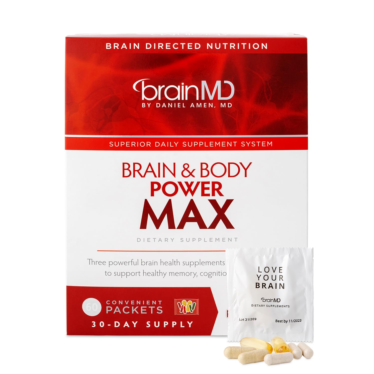 BRAINMD Brain & Body Power Max Capsules 420