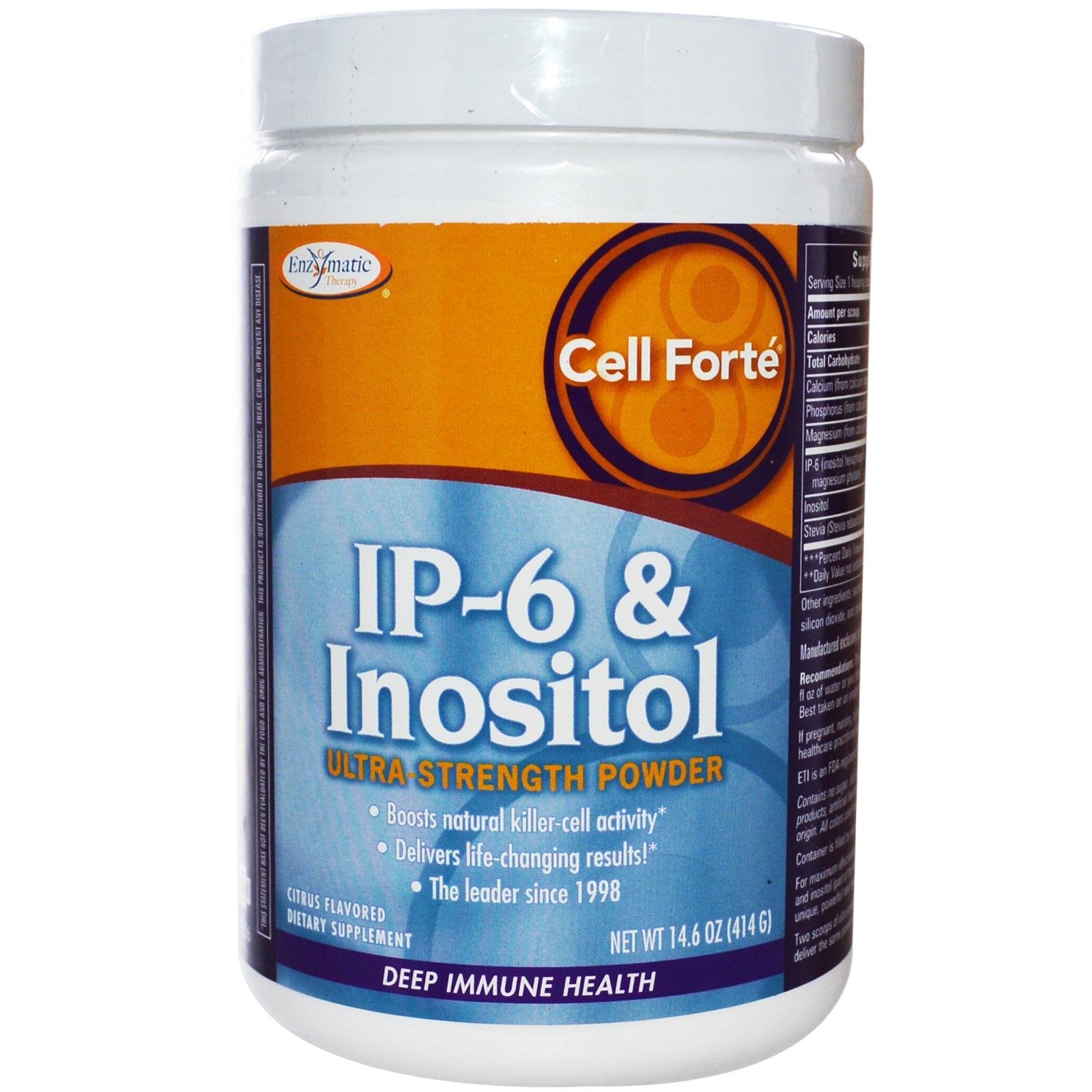 Enzymatic Therapy Cell Fort with IP-6 & Inositol Powder 14.6 oz