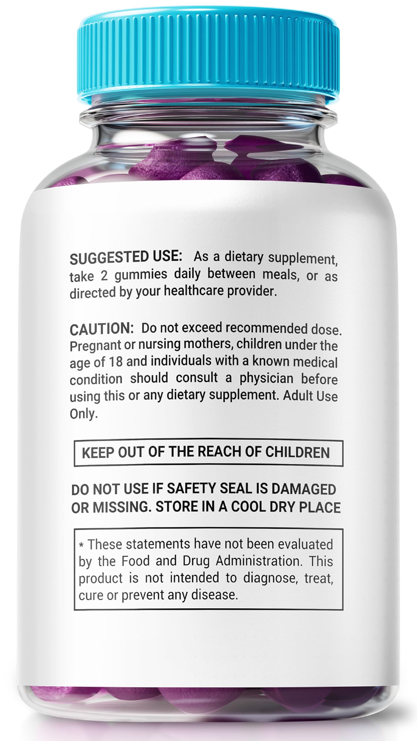 NutraVibe Thrust Maxx Gummies, 60 Count