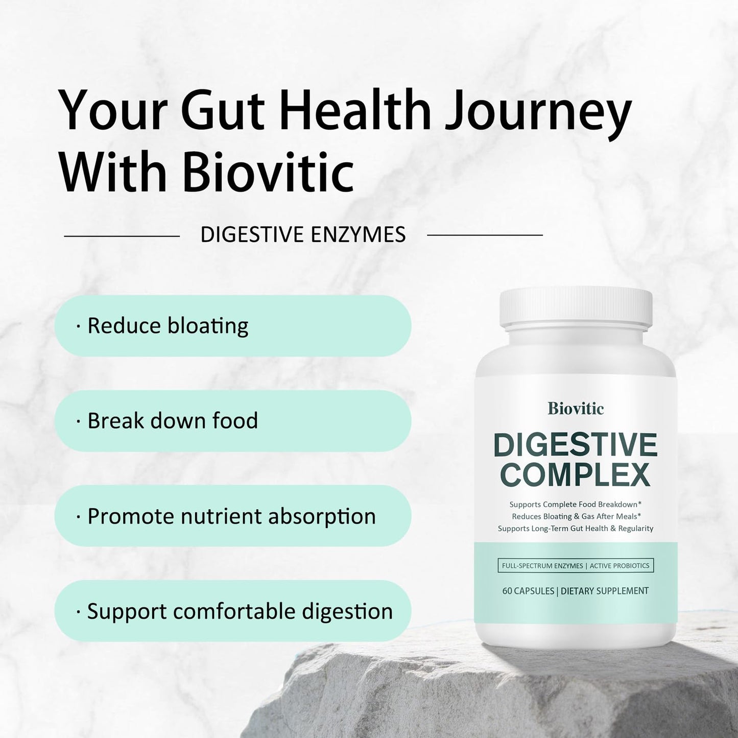 Morvyn Biovitic Digestive Complex 60 Capsules