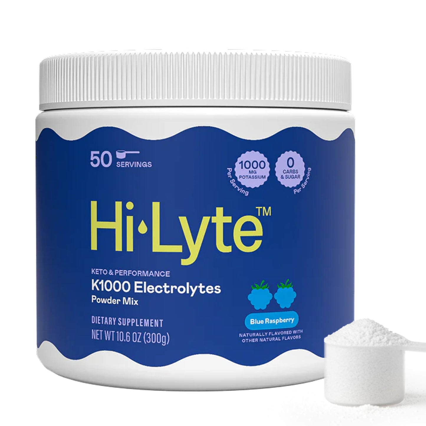 Hi-Lyte K1000 Blue Raspberry Electrolytes Powder 10.5