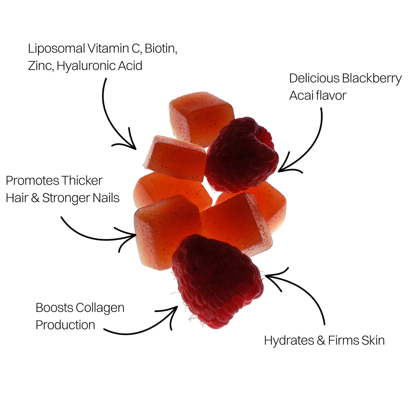 Haroutine Liposomal Hair, Skin & Nails Gummies, 30 Count
