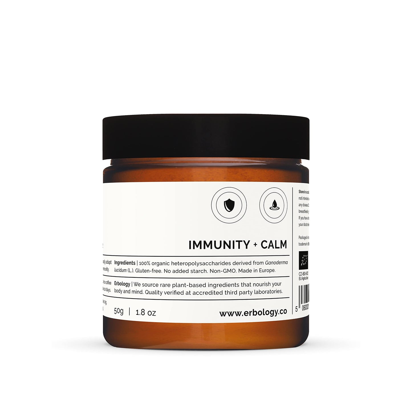 Erbology Organic Reishi Mushroom Powder 1.8 oz