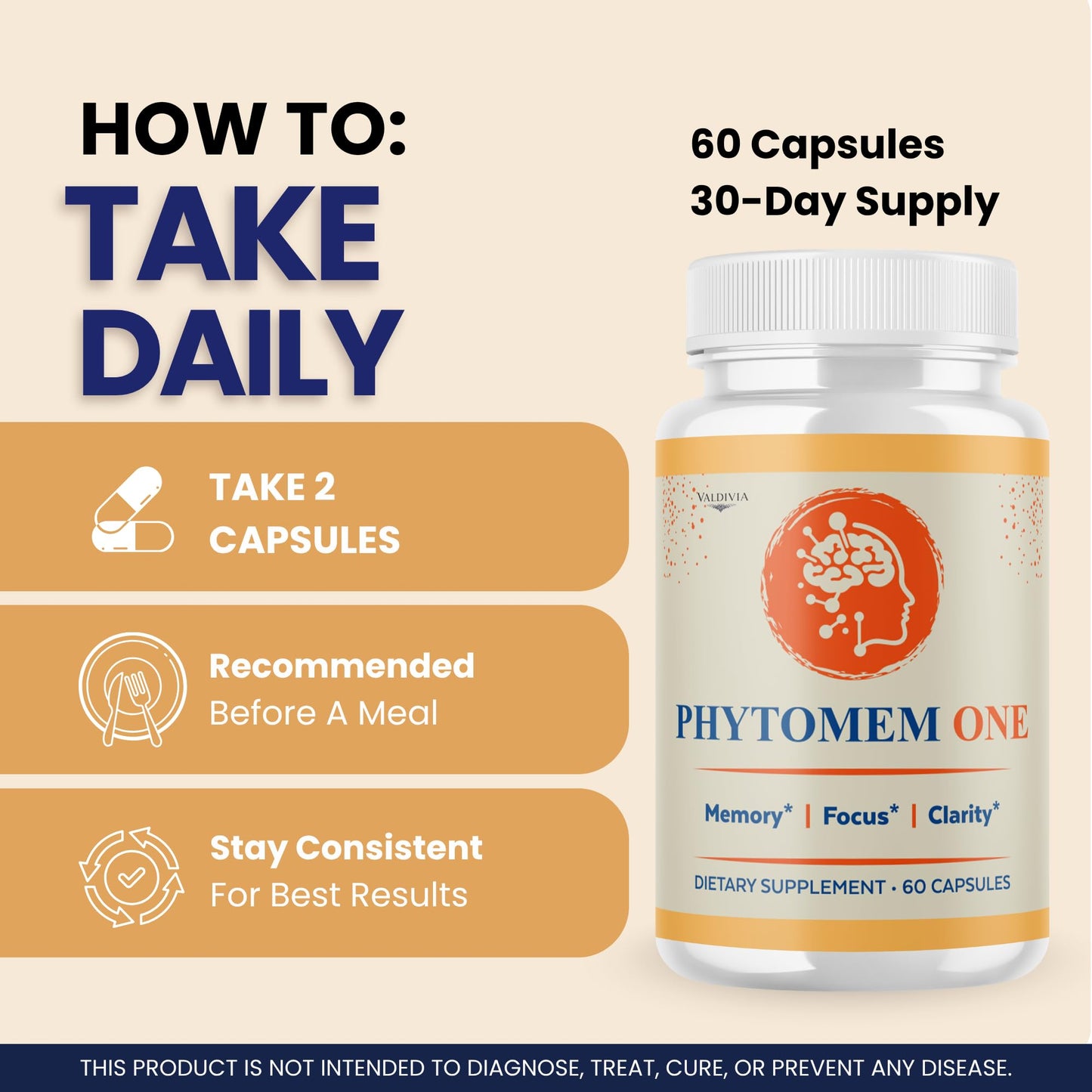 Valdivia Phytomem One Capsules, 60 Count