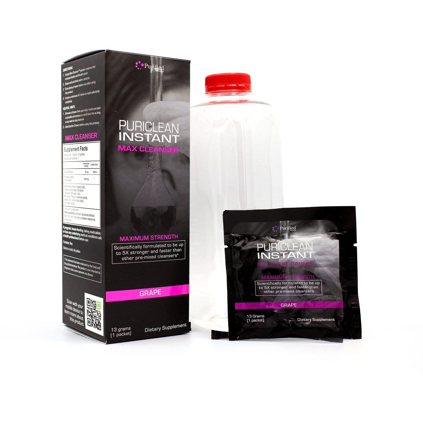 Wellgenix Puriclean Instant MAX Cleanser Powder, 1 oz