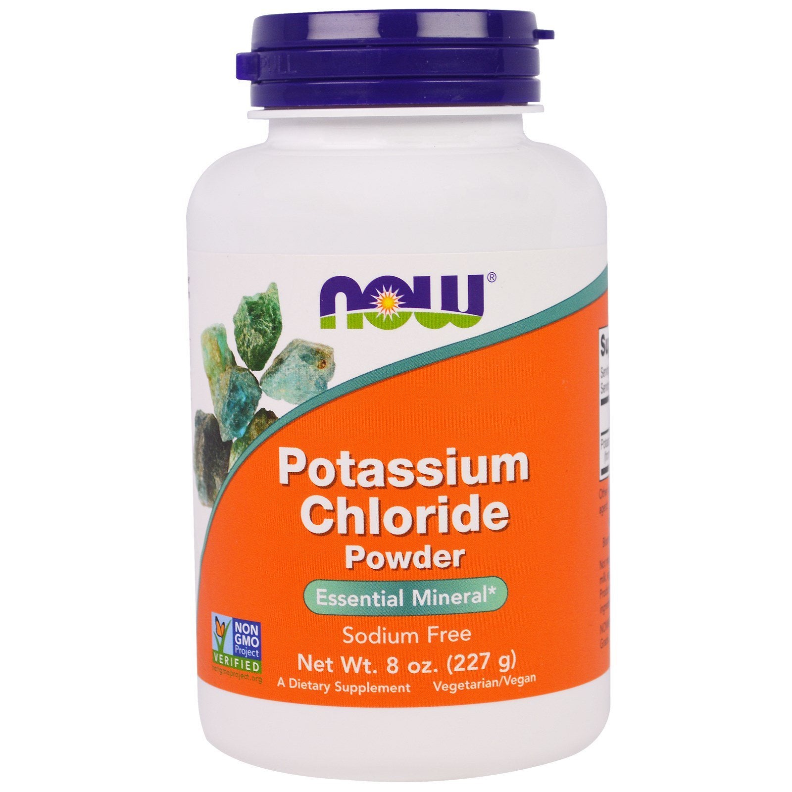 NOW Foods Potassium Chloride Table Salt Substitute Powder, 16 oz