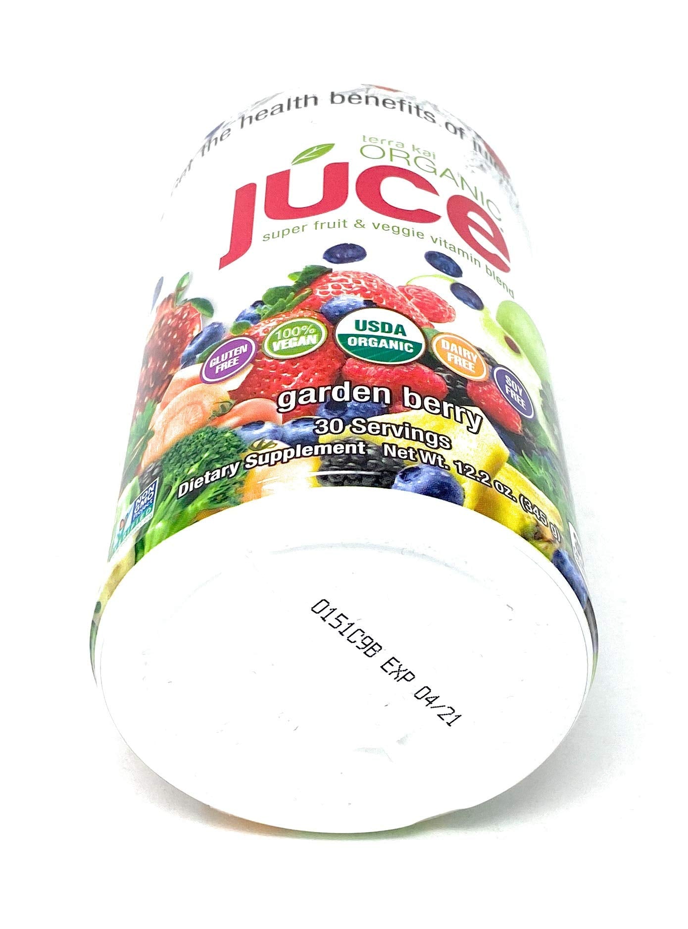 Terra Kai Organics Juce Super Fruit and Veggie Blend Drink Powder 12.2-Ounce