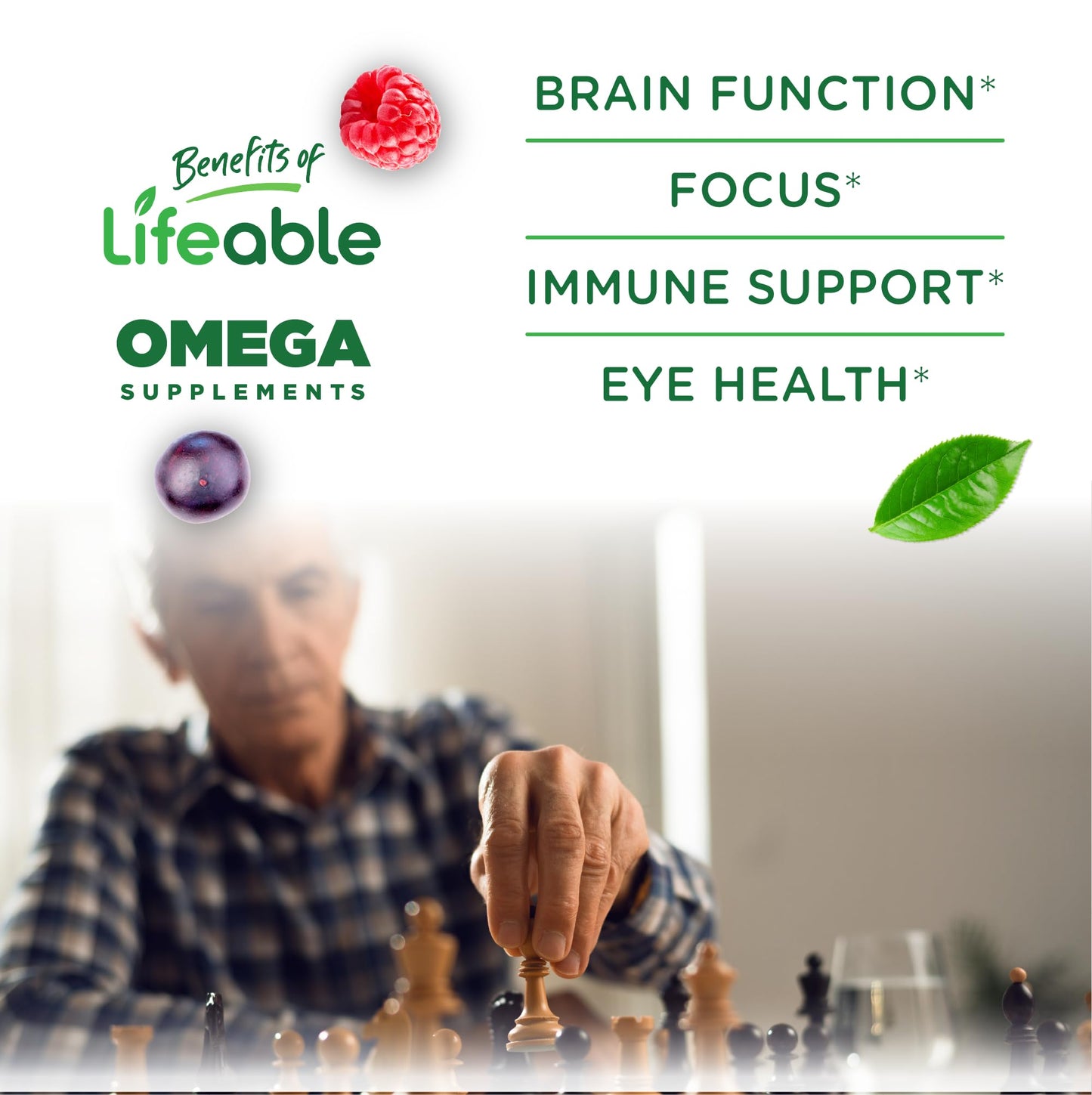 Lifeable Omega-3-6-9 Gummies, 60 Count
