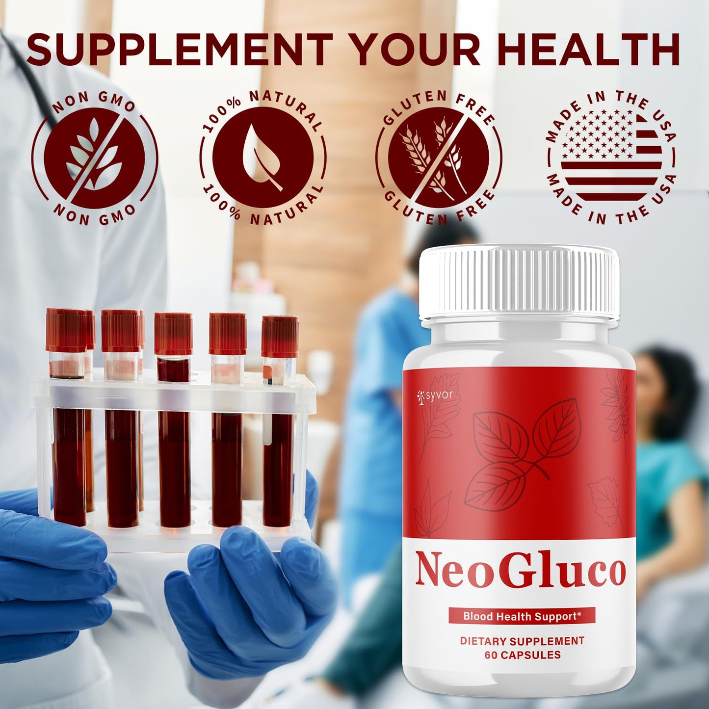 Syvor NeoGluco Glycogen Support 120 Capsules