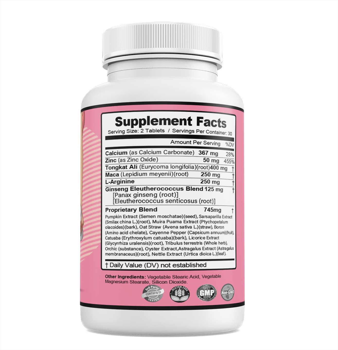 Skinny Bean The Natural Booty Booster Butt Growth Supplement Capsule 1 Count