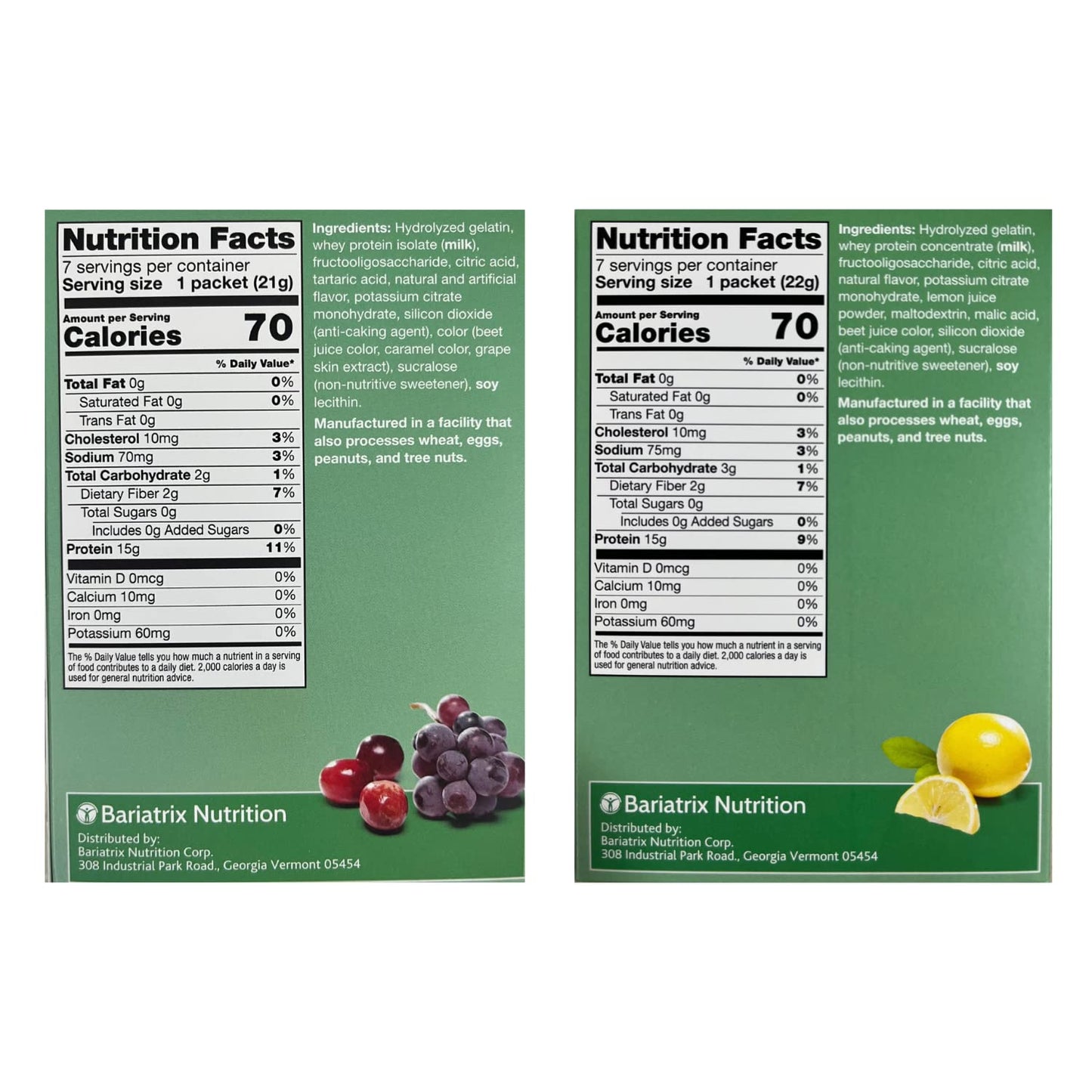 ProtiFit High Protein Cranberry Grape & Pink Lemonade Fruit Drink Powder, 2 Pack