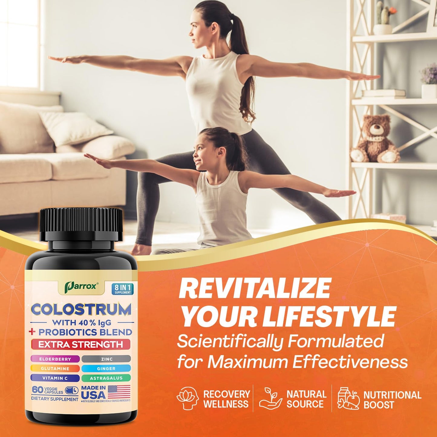 Parrox Colostrum Supplement Capsules 60 Capsules