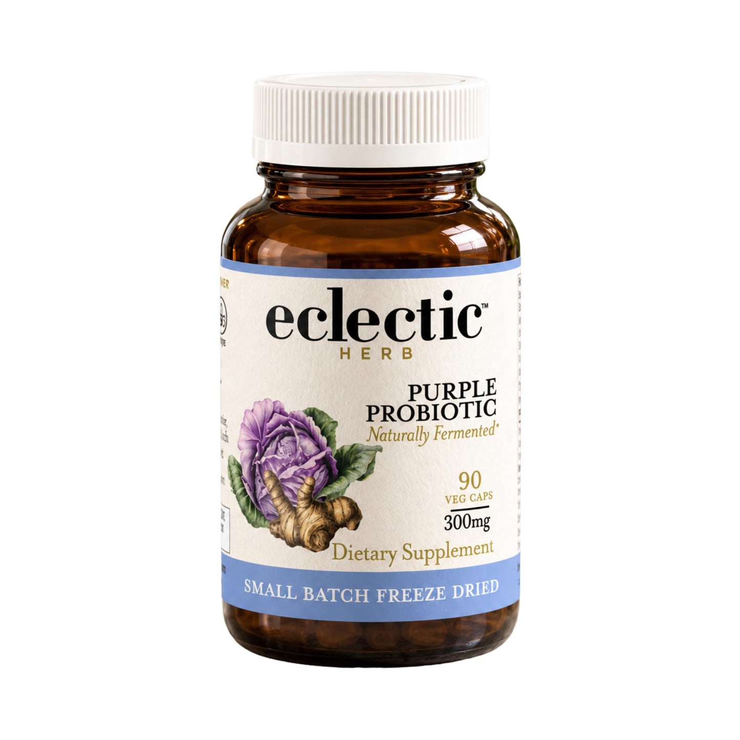 Eclectic Institute Purple Probiotic Capsules, 90 Capsules