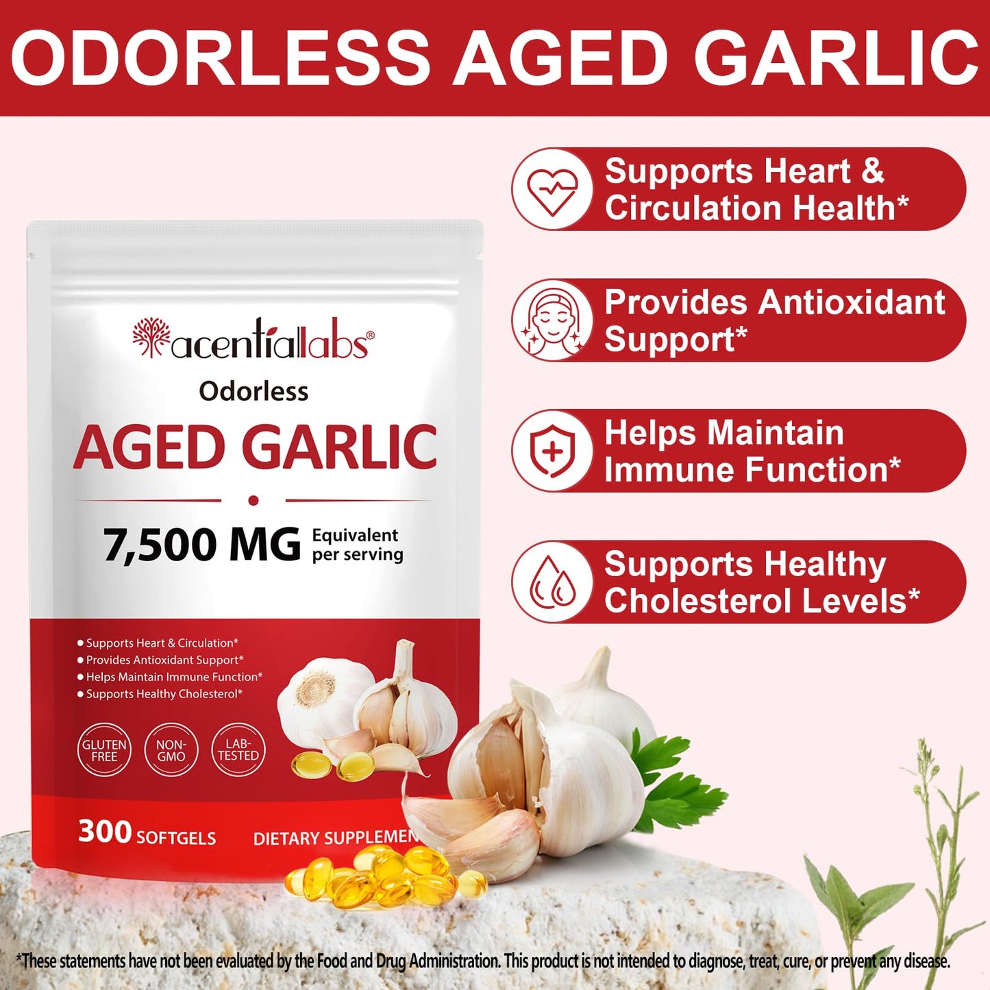EIFTG Aged Garlic Extract Capsules 240 Count
