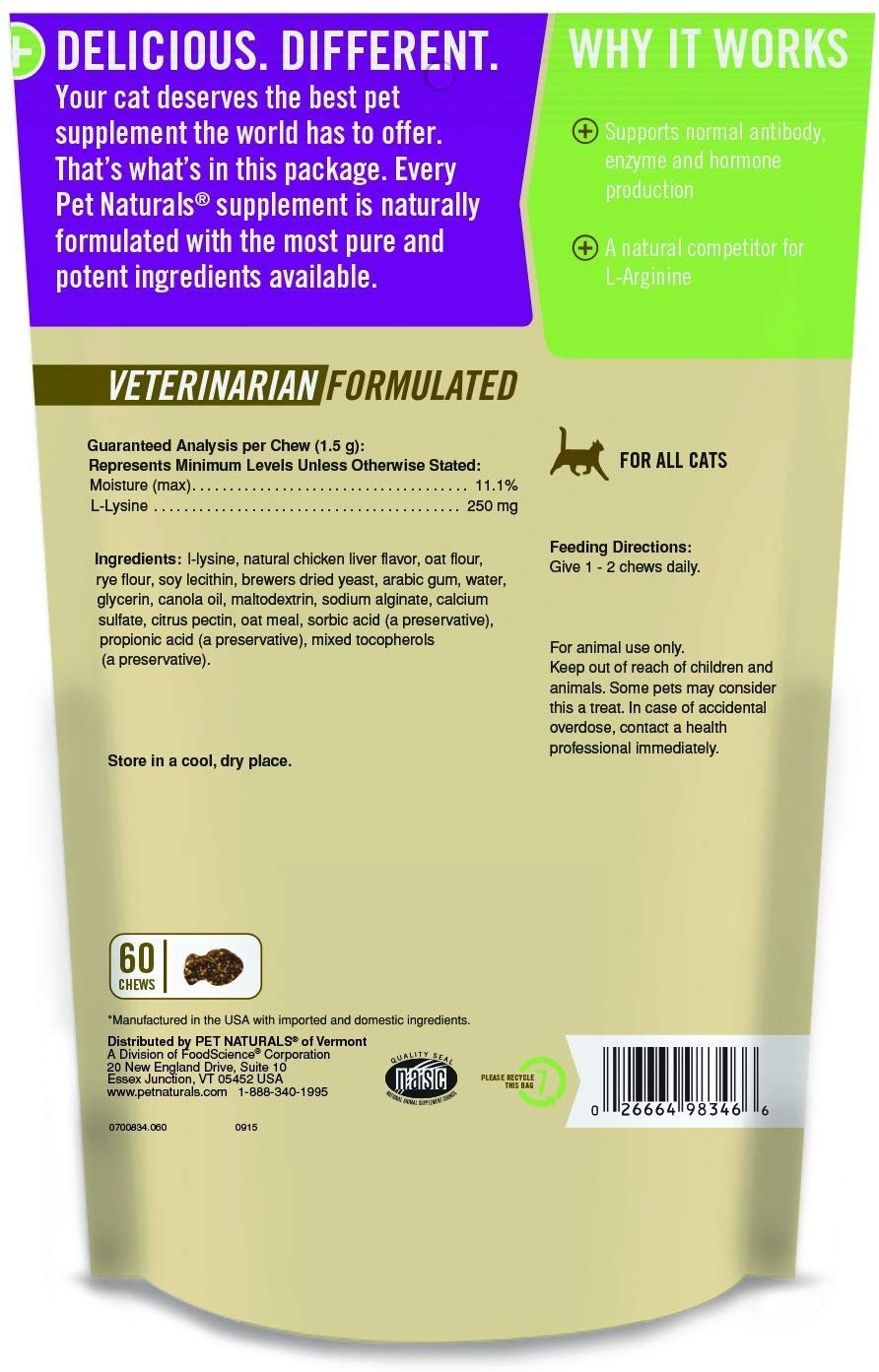 Pet Naturals L-Lysine Chewables 90
