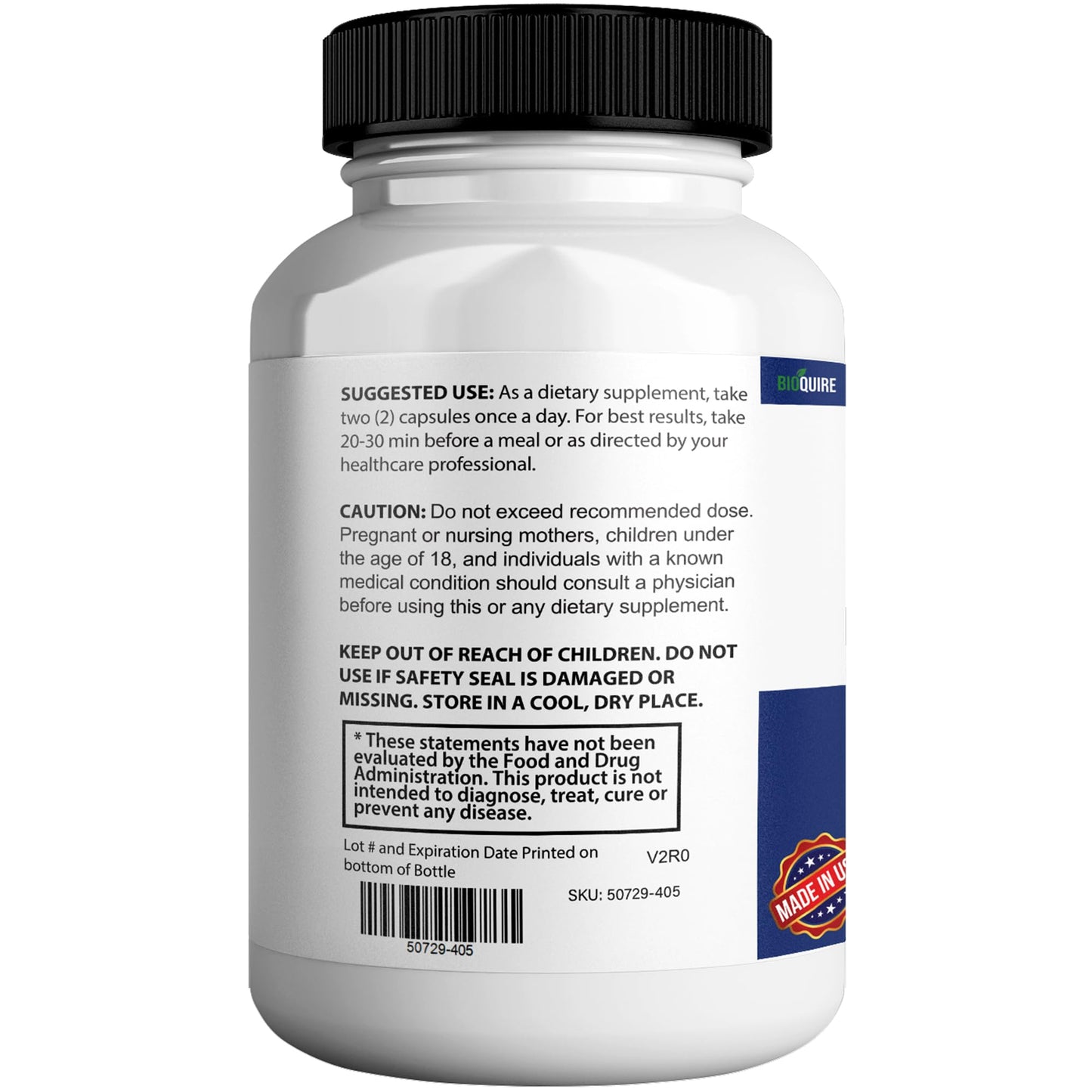 BIOQUIRE Vivalis Max Organic Maca Root Complex 60 Capsules
