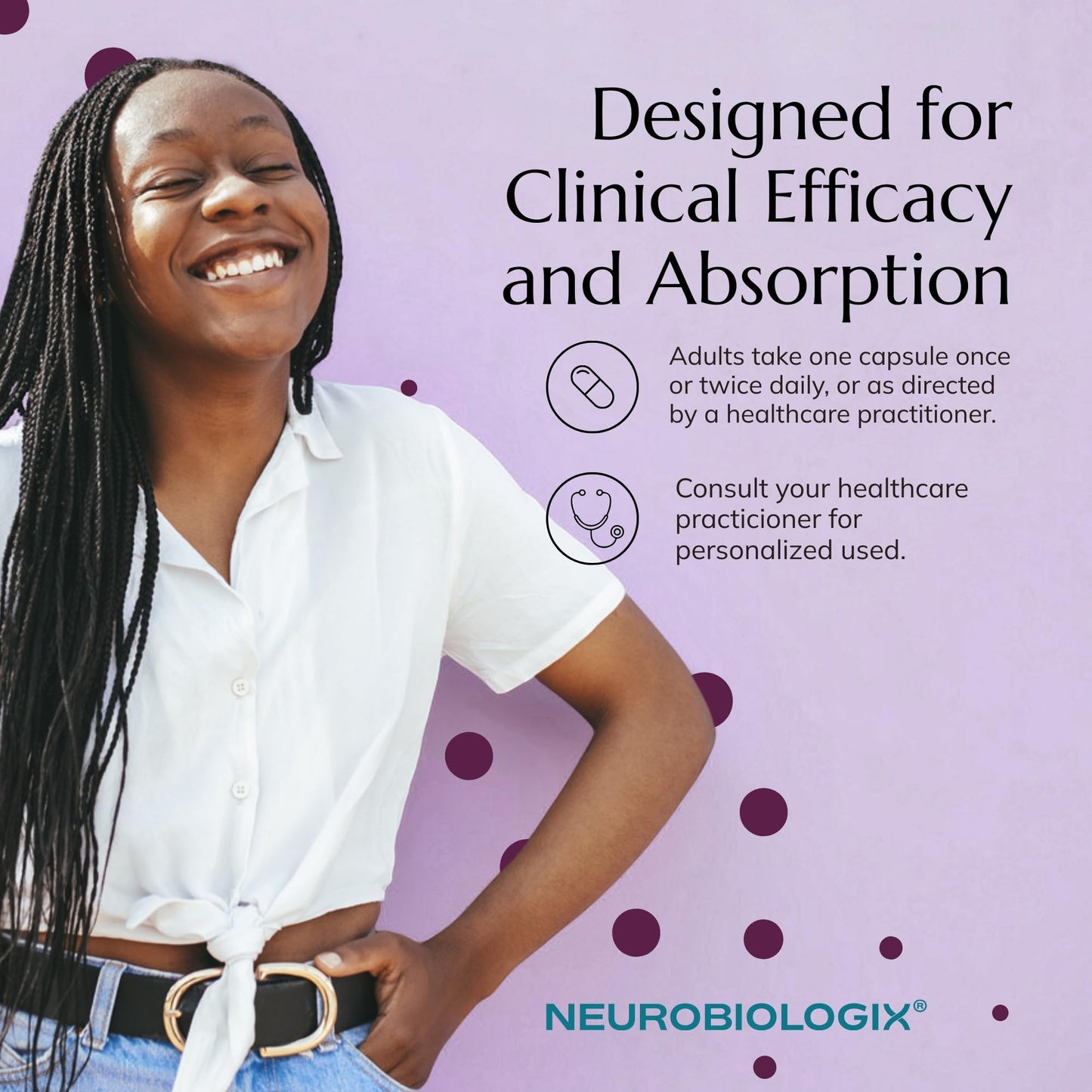 Neurobiologix D-Chiro Inositol 500 MG Capsule, 60 Count