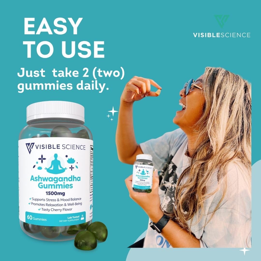 Visible Science Ashwagandha Gummies 60 Count