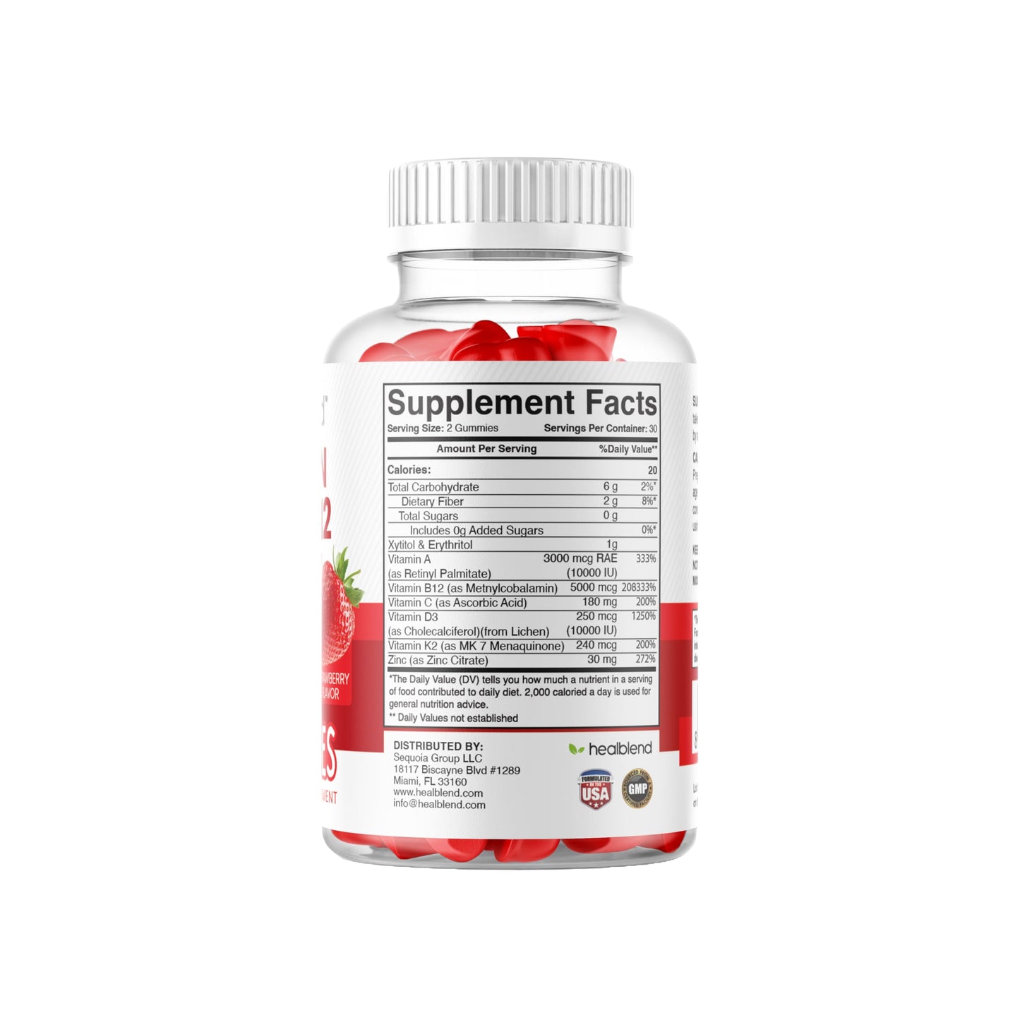 healblend Vitamin ADK + B12 Gummies, 60 Count