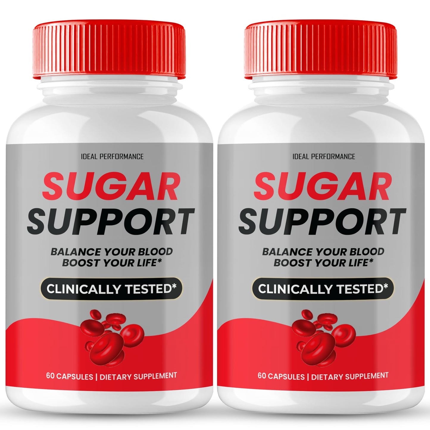 IDEAL PERFORMANCE Sugar Support Capsules, 120 Count