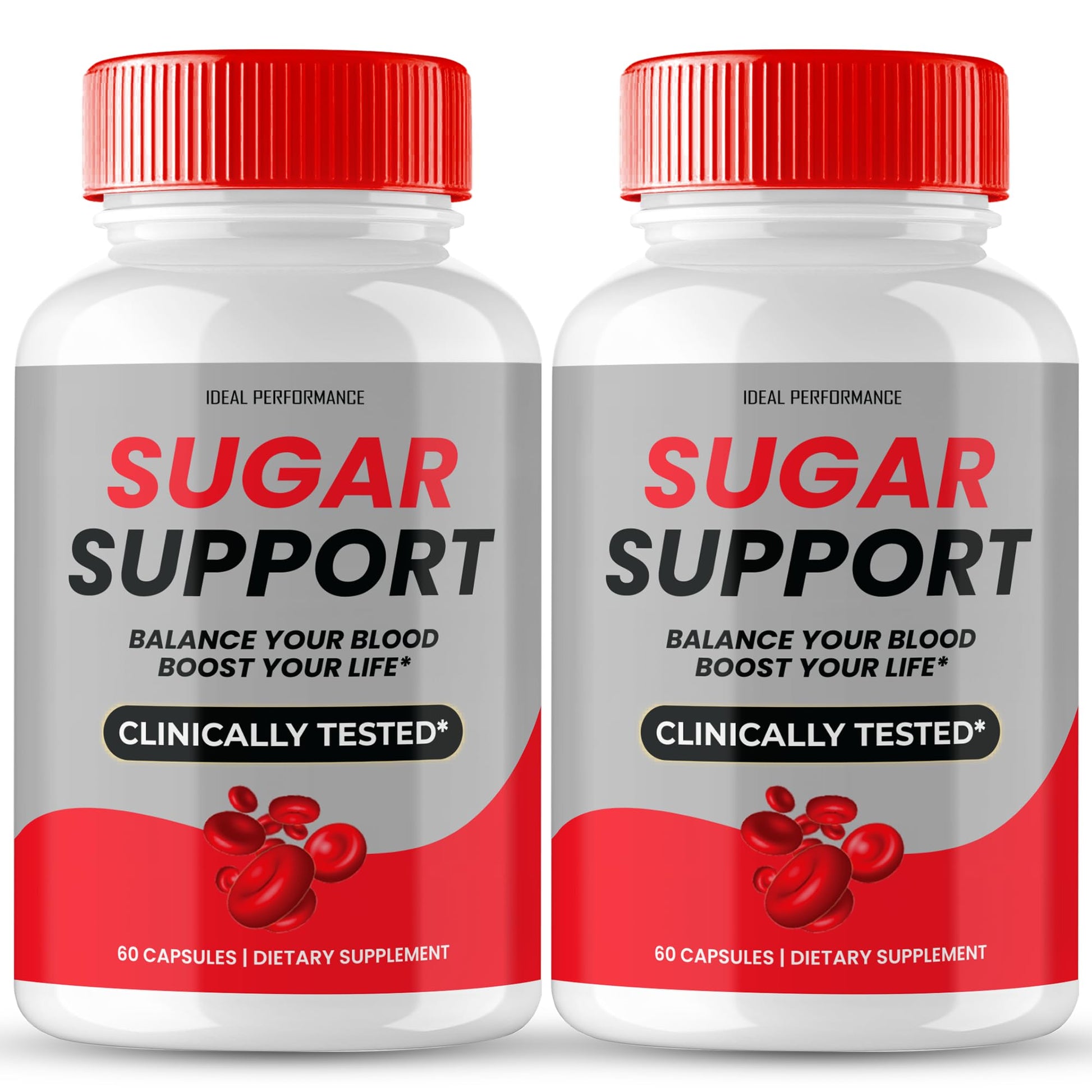 IDEAL PERFORMANCE Sugar Support Capsules, 120 Count
