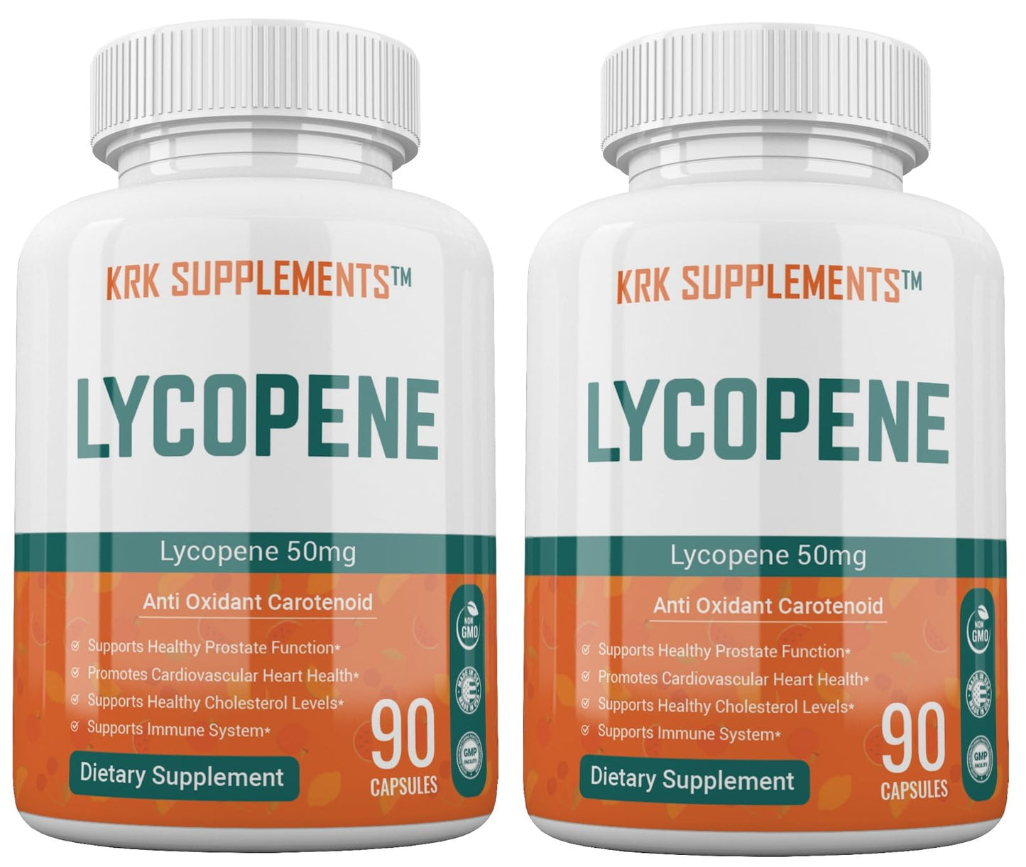 KRK SUPPLEMENTS Lycopene 50mg Capsules, 180 Capsules