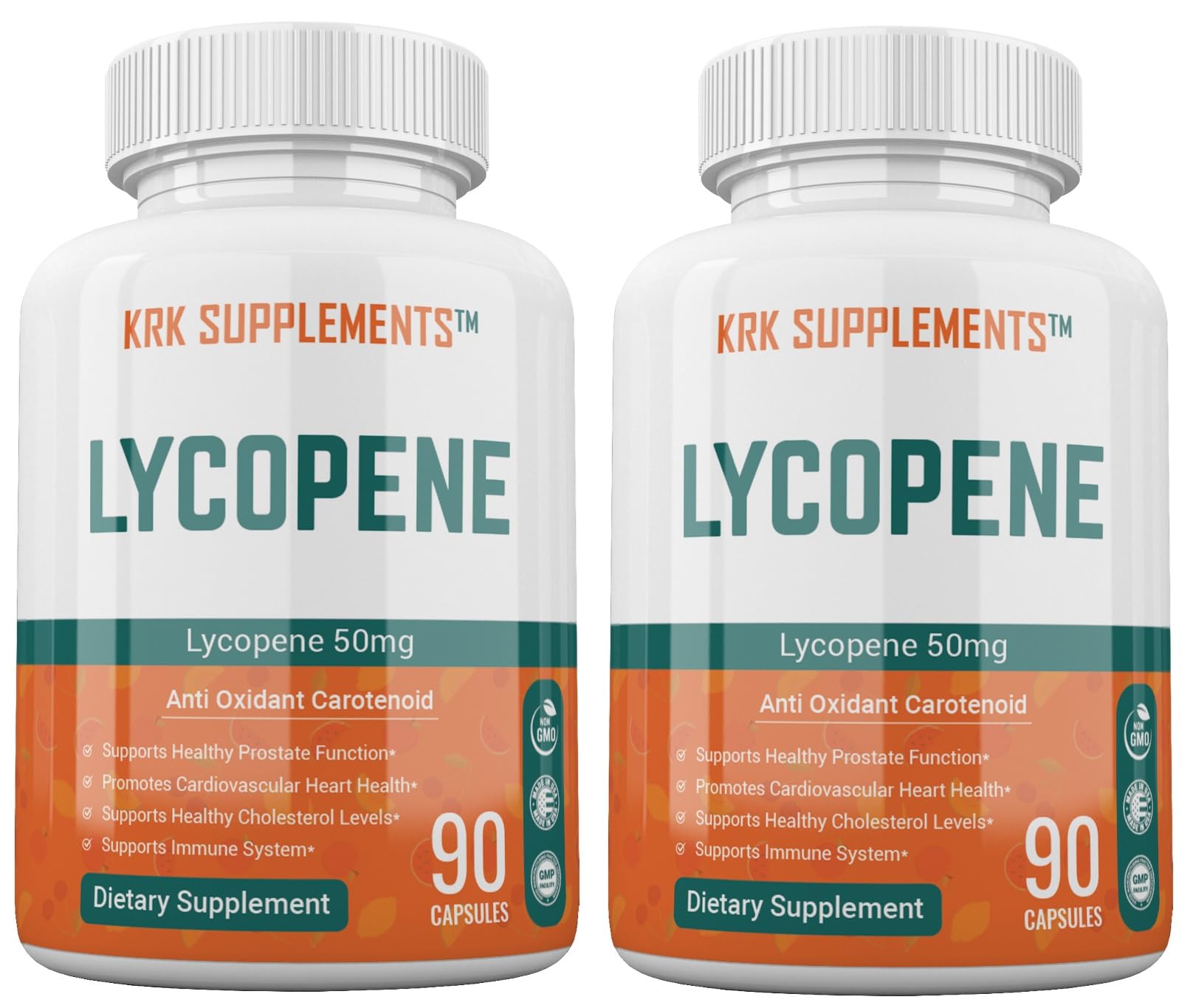 KRK SUPPLEMENTS Lycopene 50mg Capsules, 180 Capsules