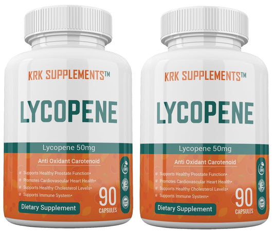 KRK SUPPLEMENTS Lycopene 50mg Capsules, 180 Capsules