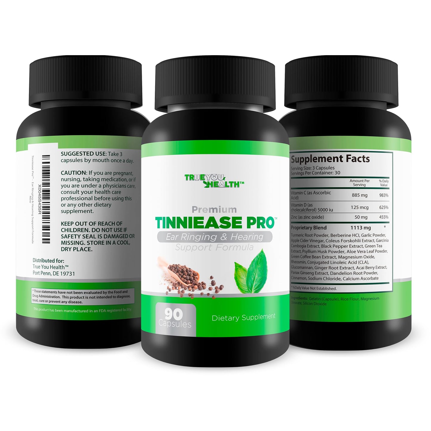 True You Health Tinniease Pro Capsule 90 Count