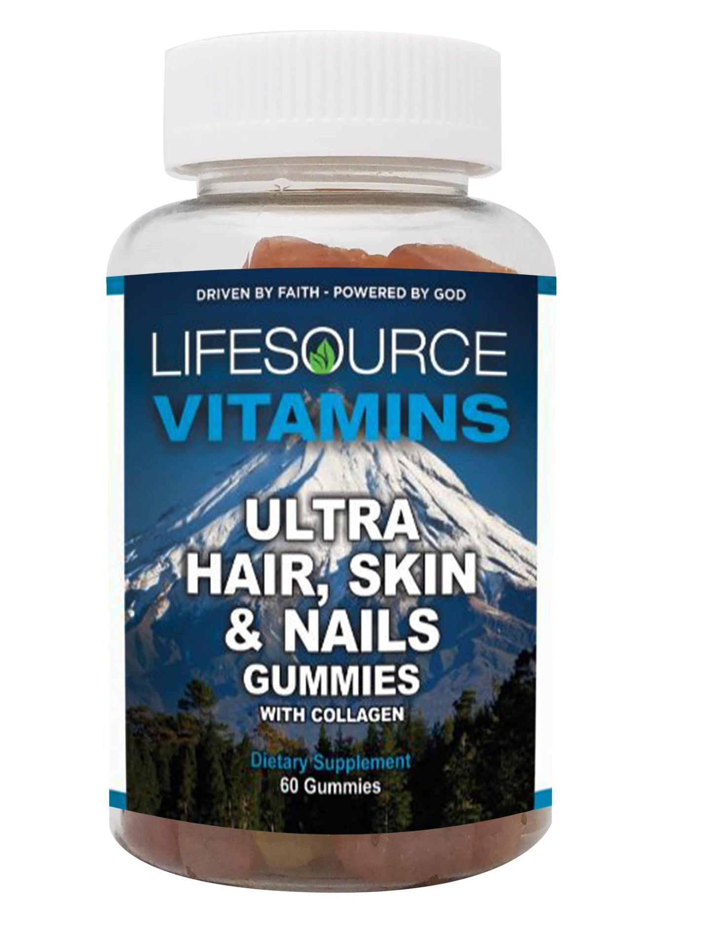 LifeSource Vitamins Ultra Hair, Skin & Nails with Collagen Gummy 60 Count
