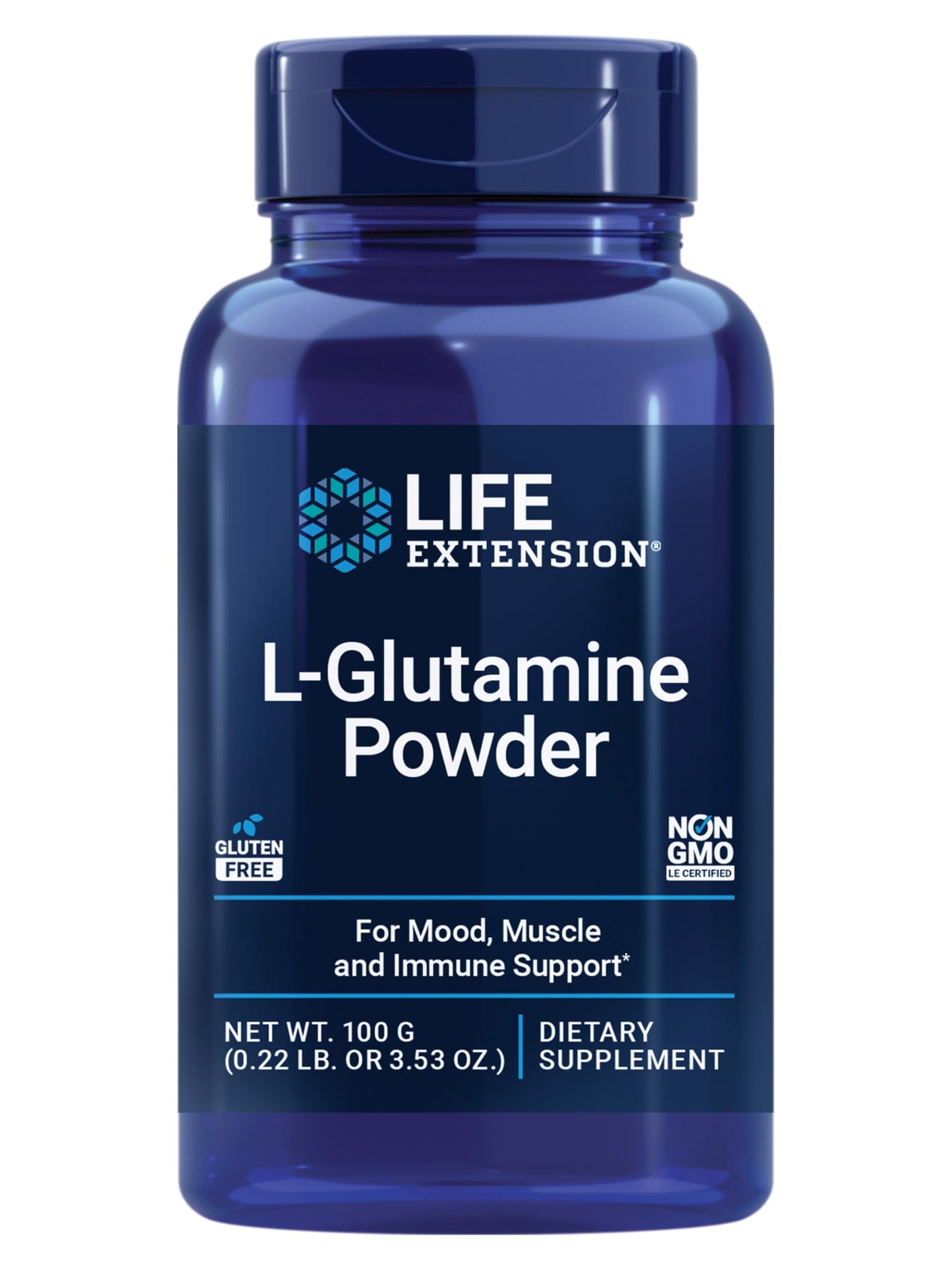 Life Extension L-Glutamine Powder, 3.5 Ounces