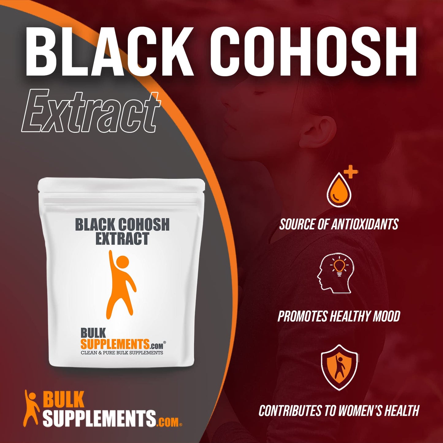 BulkSupplements Black Cohosh Extract Powder 176.19