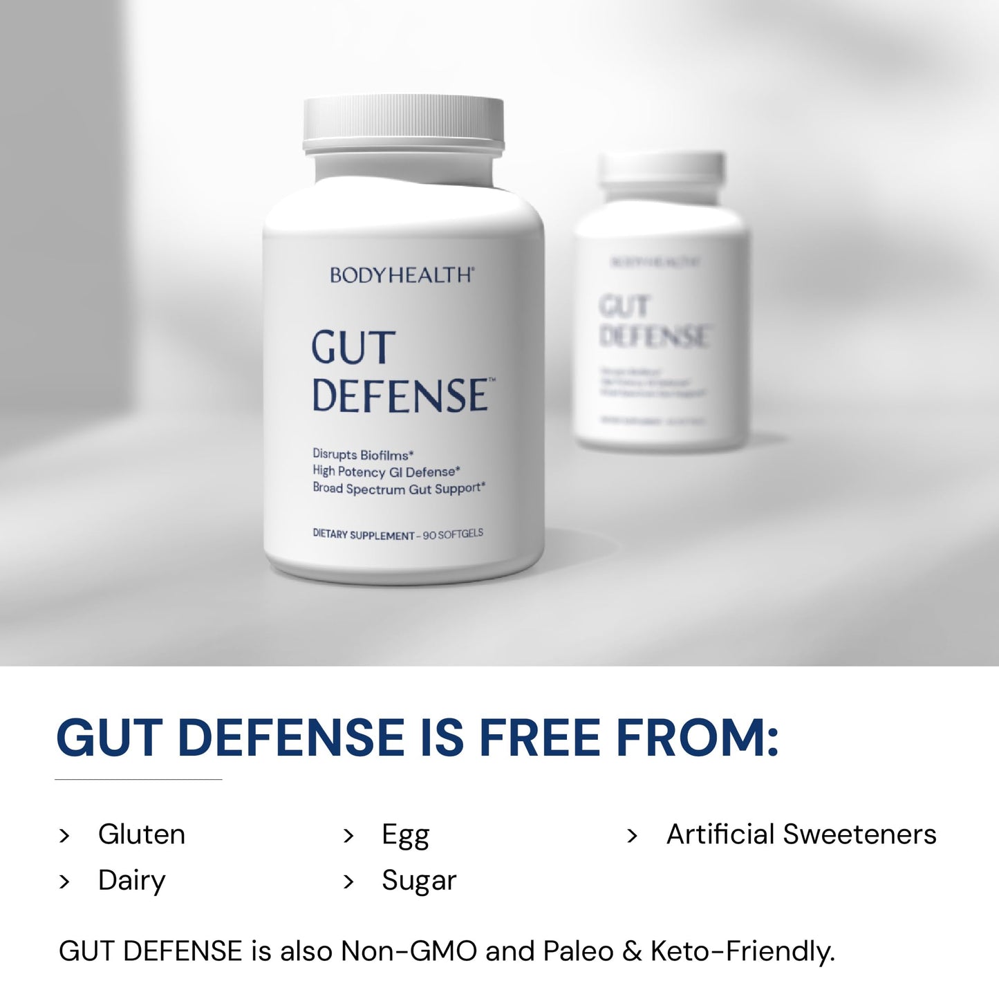BodyHealth Gut Defense with PerfectAmino Softgel 90 Count