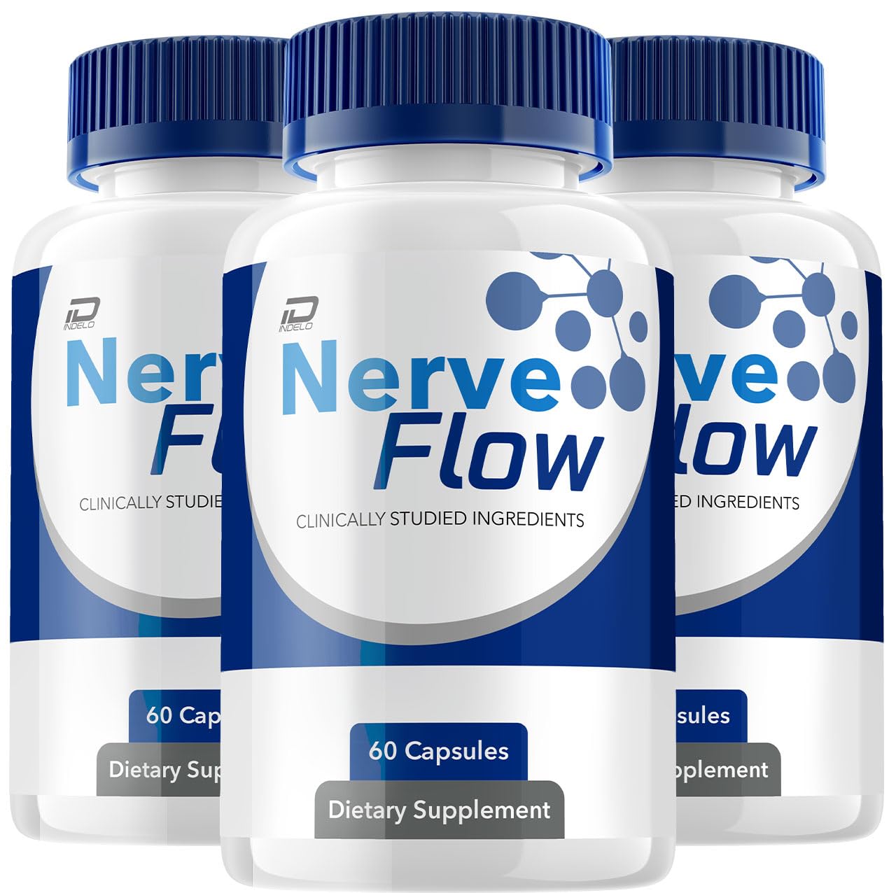 Indelo Nerve Flow Capsules, 180 Capsules